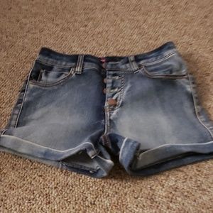 High waisted shorts